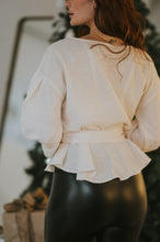 Charger l'image dans la galerie, Chemisier Jacquard ivoire
