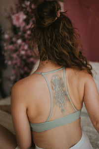 LETO // Tattoo bralette - Sauge